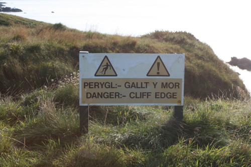 In any language, the drop-offs are steep at Nefyn & District Golf Club in North Wales.