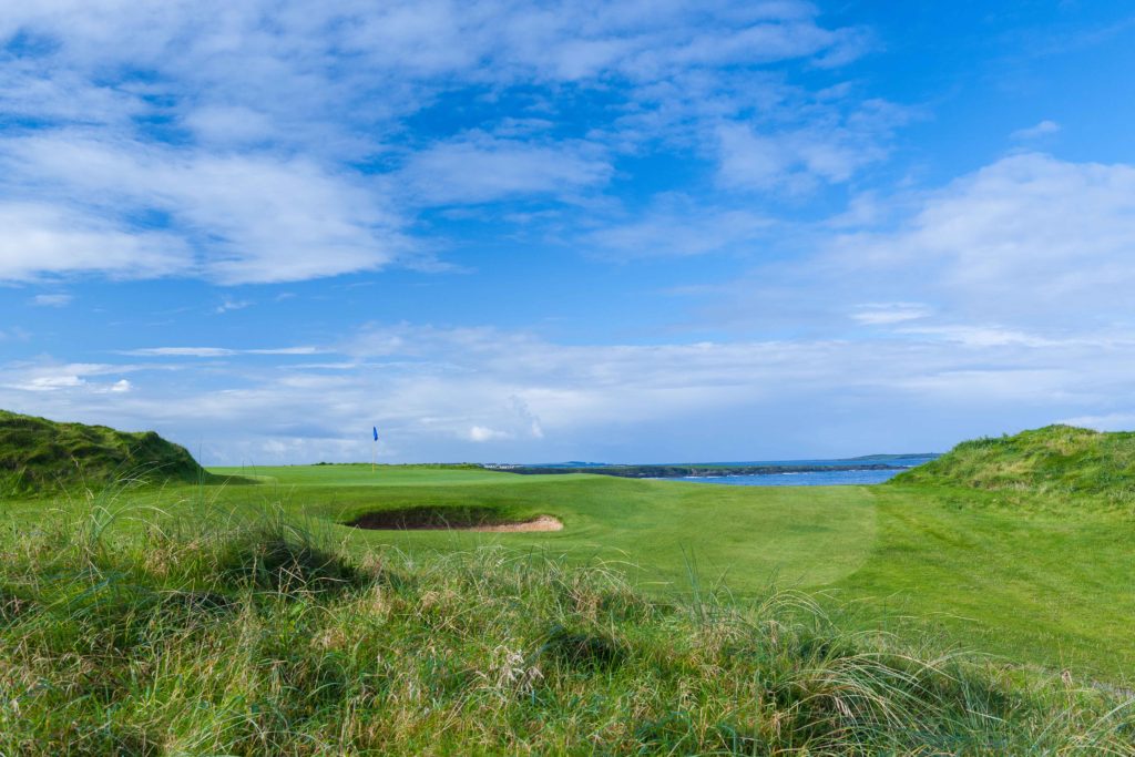 Blaine Newnham in Ireland Spanish Point, historic links on historic