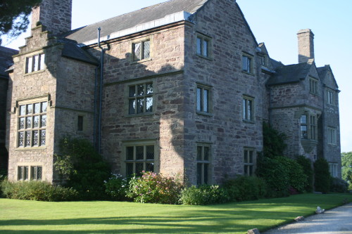 Historic Bodysgallen Hall near Llandudno, Wales.