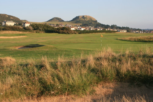 The No. 6 hole at North Wales Golf Club in Llandudno, Wales.