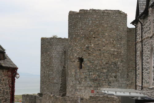 Harlech Castle ... from our hotel window.